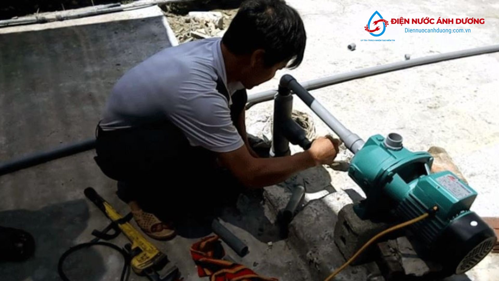 Quy trình sửa chữa máy bơm nước quận Bình Thạnh tại Điện Nước Ánh Dương