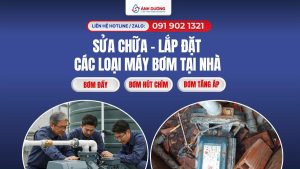 Sửa Chữa Máy Bơm Quận Tân Bình uy tín, có mặt sau 30 phút 