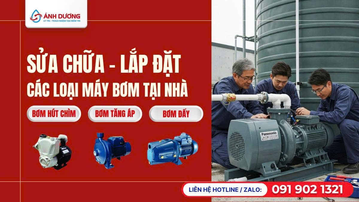 Sửa Chữa Máy Bơm Quận 12 Giá Rẻ, có mặt sau 30 phút