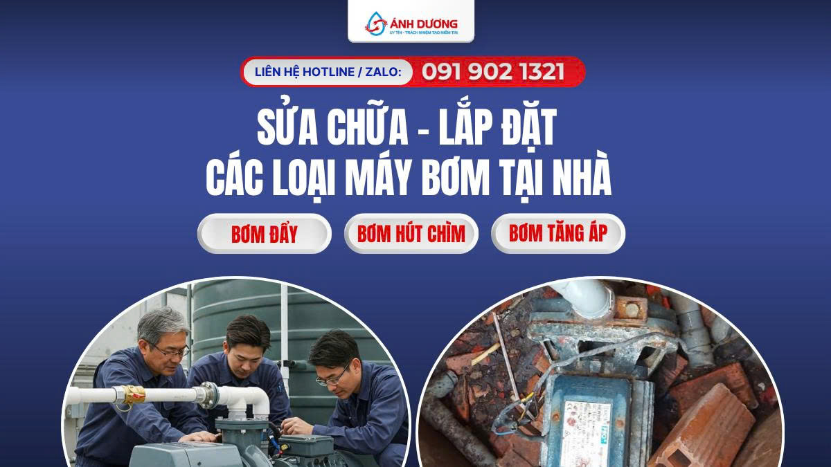 Sửa Chữa Máy Bơm Quận Bình Thạnh uy tín, có mặt sau 30 phút